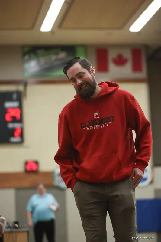 Coach Brandon Dunlop in the gym