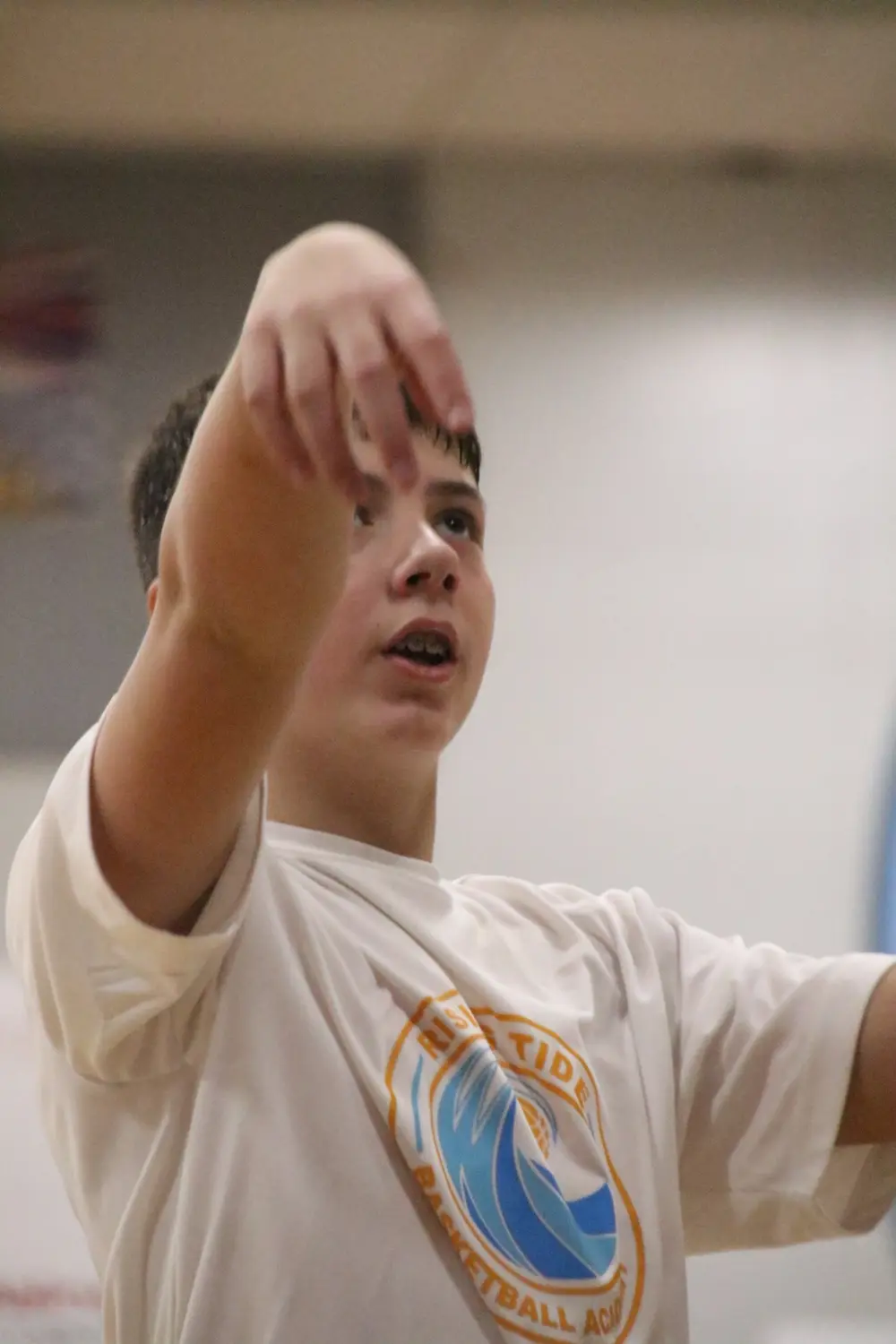 Rising Tide athlete communicating during a drill